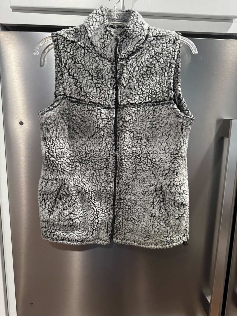 boxercraft Gray Sherpa Zip Vest